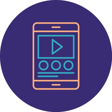 Cep telefonu. Basit resimleme