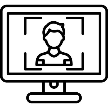 bilgisayar simgesi, vektör illüstrasyonu