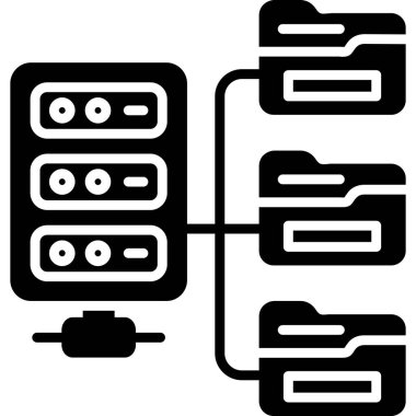 ağ veri simgesi vektör illüstrasyonu