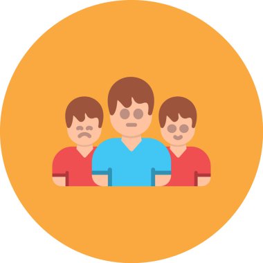 Web ve mobil uygulaması tasarımı, insanlar logo kavramı için beyaz arka plan üzerinde izole insanlar simge vektör