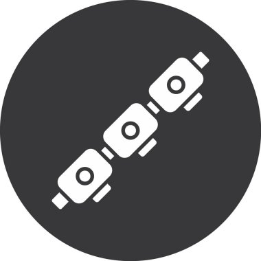 Kişisel ve ticari kullanımın illüstrasyon vektör simgesi.