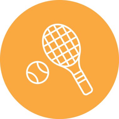 Toplu tenis raketi ve top vektör illüstrasyon tasarımı