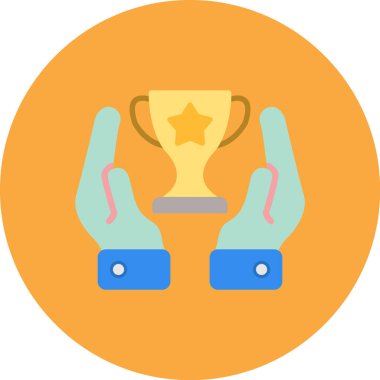 Bardak. Web simgesi basit illüstrasyon