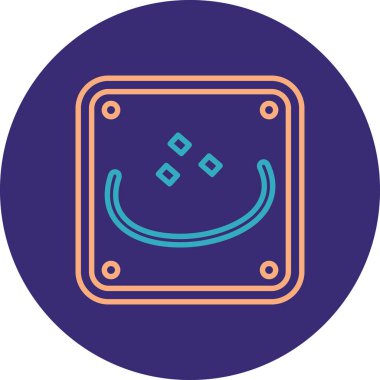 Vektör evrensel simgesi Trendy bakmak.