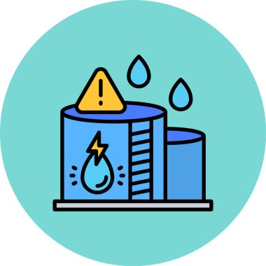 enerji ikonu vektör illüstrasyonu