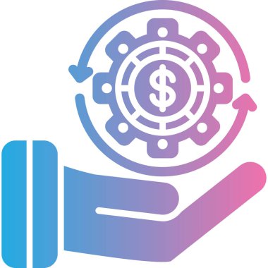 Dolar simgesi vektör illüstrasyonu