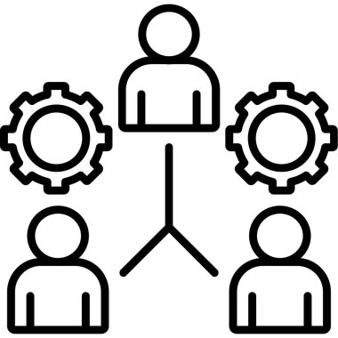 iş takımı vektör simgesi