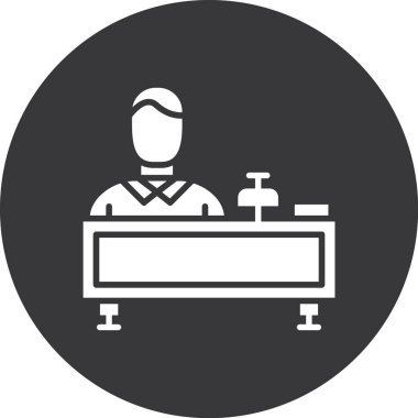 İnsan simgesinin vektör illüstrasyonu