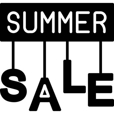 Yaz satışı tabelası. yaz indirimi simgesi.