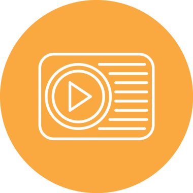 Modern eğitim ikonunun vektör illüstrasyonu