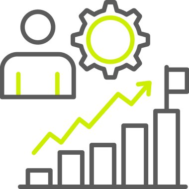 grafik ikonu vektör illüstrasyonu