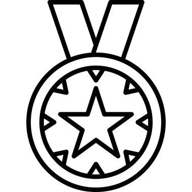 Madalya ödülü ikonu, özet biçimi