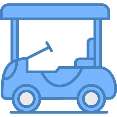 araba dağıtım aracı simgesi ana hat biçiminde