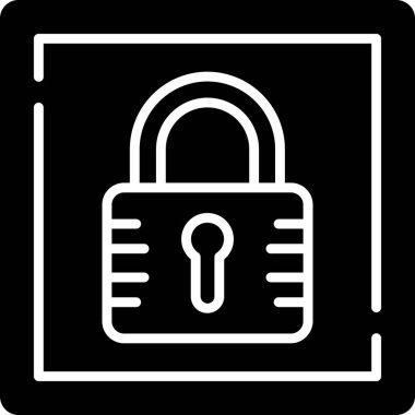 kilit simgesi, vektör tasarımı