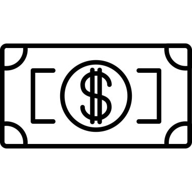 para dolar simgesi taslak biçimi