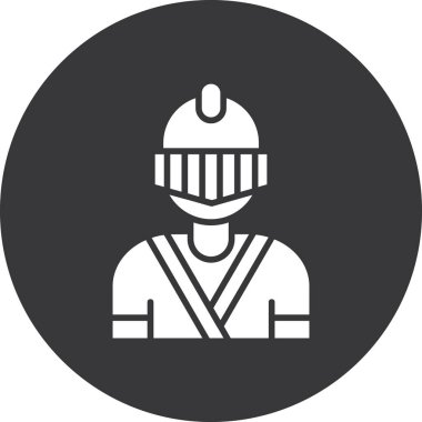 military helmet icon, vector illustration