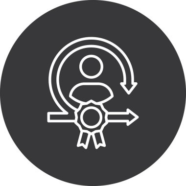 seo modern simgesinin vektör illüstrasyonu