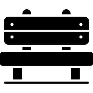 Mutfak aletleri satır vektör simgesi.