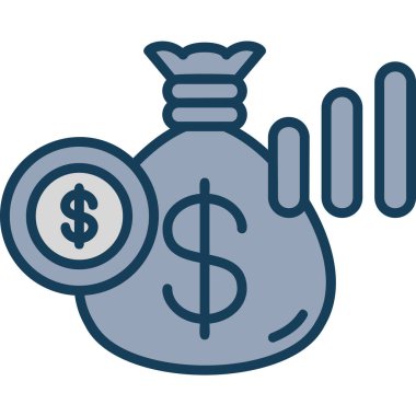 para çantasını dolar simgesiyle