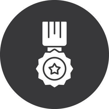 ödül rozeti simgesi modada izole edilmiş arkaplan