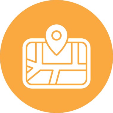 Harita işaretleyici vektör illüstrasyonuName