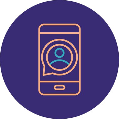 hareket eden telefon vektör çizim