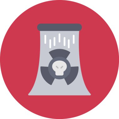 bomba düz simgesi, vektör illüstrasyonu