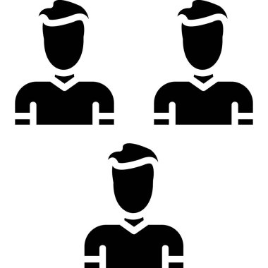 Takım lideri ikonu hazır. Düz dizayn. Vektör çizimi. beyaz arkaplan.