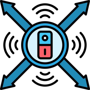 Wi-Fi güvenlik sistemi simgesi