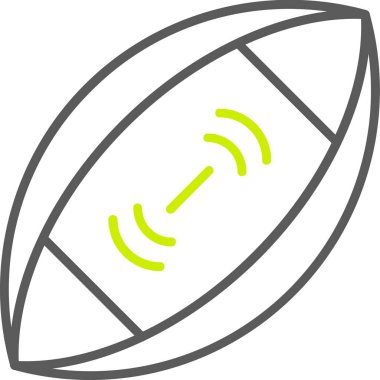 Ragbi. Web simgesi basit illüstrasyon