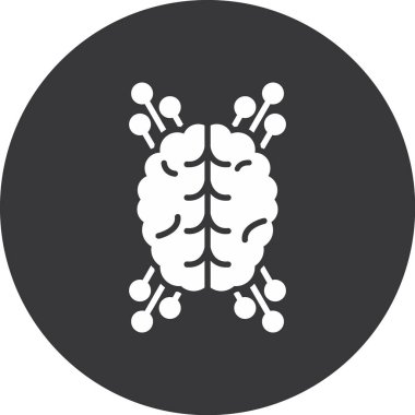 Bağırsak vektör simgesi. biçim düz yuvarlak sembol, gri renk, yuvarlak açılar, beyaz arkaplan.