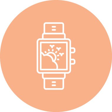 watch simge vektör çizim