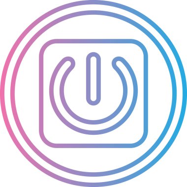 Benzersiz dolgu vektör çizgisi simgesi