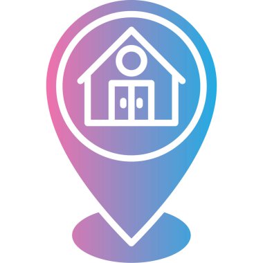 konum haritası simgesi, konum konum vektörü illüstrasyonu