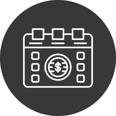 Para için. Web simgesi basit tasarım