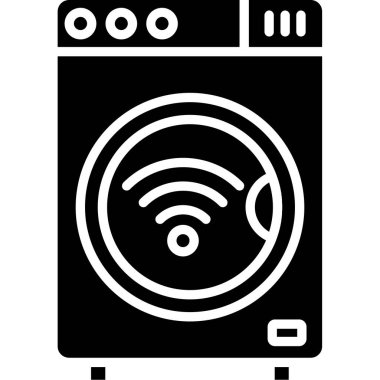 Kablosuz. Web simgesi basit illüstrasyon