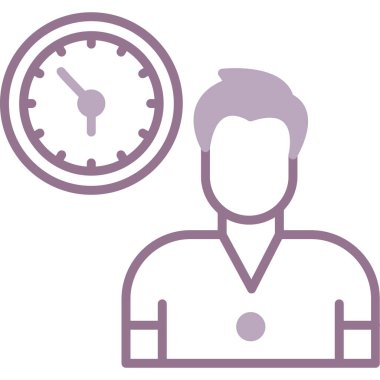 erkek doktor simgesi, basit stil