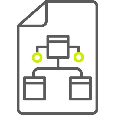 veri merkezi simgesi, basit tasarım vektör çizimi