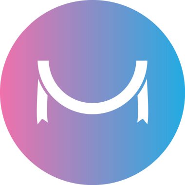 Modern bir kadın simgesinin vektör çizimi