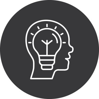 vektör çizim tasarım ampul simgesi