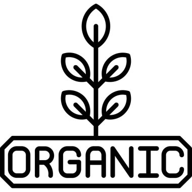 Organik gıda vektör çizim