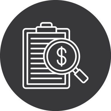 Kolayca düzenleyebilen ve düzenleyebilen Dolar Vektörü simgesi