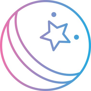 Moda stili izole edilmiş arkaplanda hilal ay simgesi