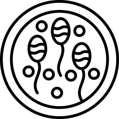 Çizgi film simgesinin vektör çizimi