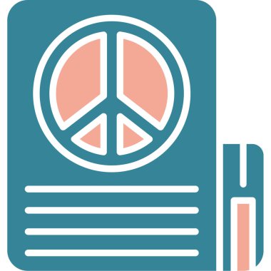 Barış kitabı. Web simgesi