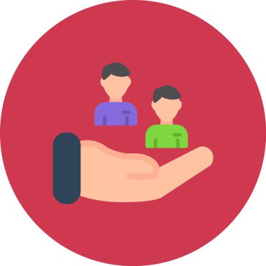 Çalışan, Her Kullanım İçin Basit Vektör Simgesi