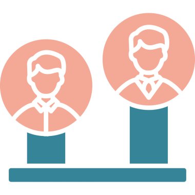 İnsan simgesinin vektör illüstrasyonu