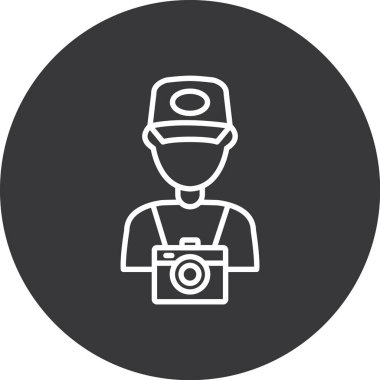 Modern simgenin vektör illüstrasyonu