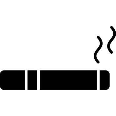 sigara içen simge vektörü