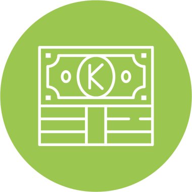 Para için. Web simgesi basit illüstrasyon